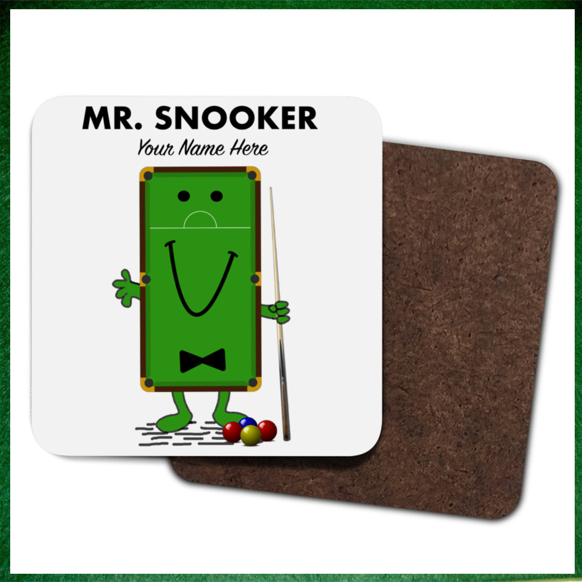 Mr.Snooker Personalised Novelty 11oz Mug || Mug, Coaster & Set Options