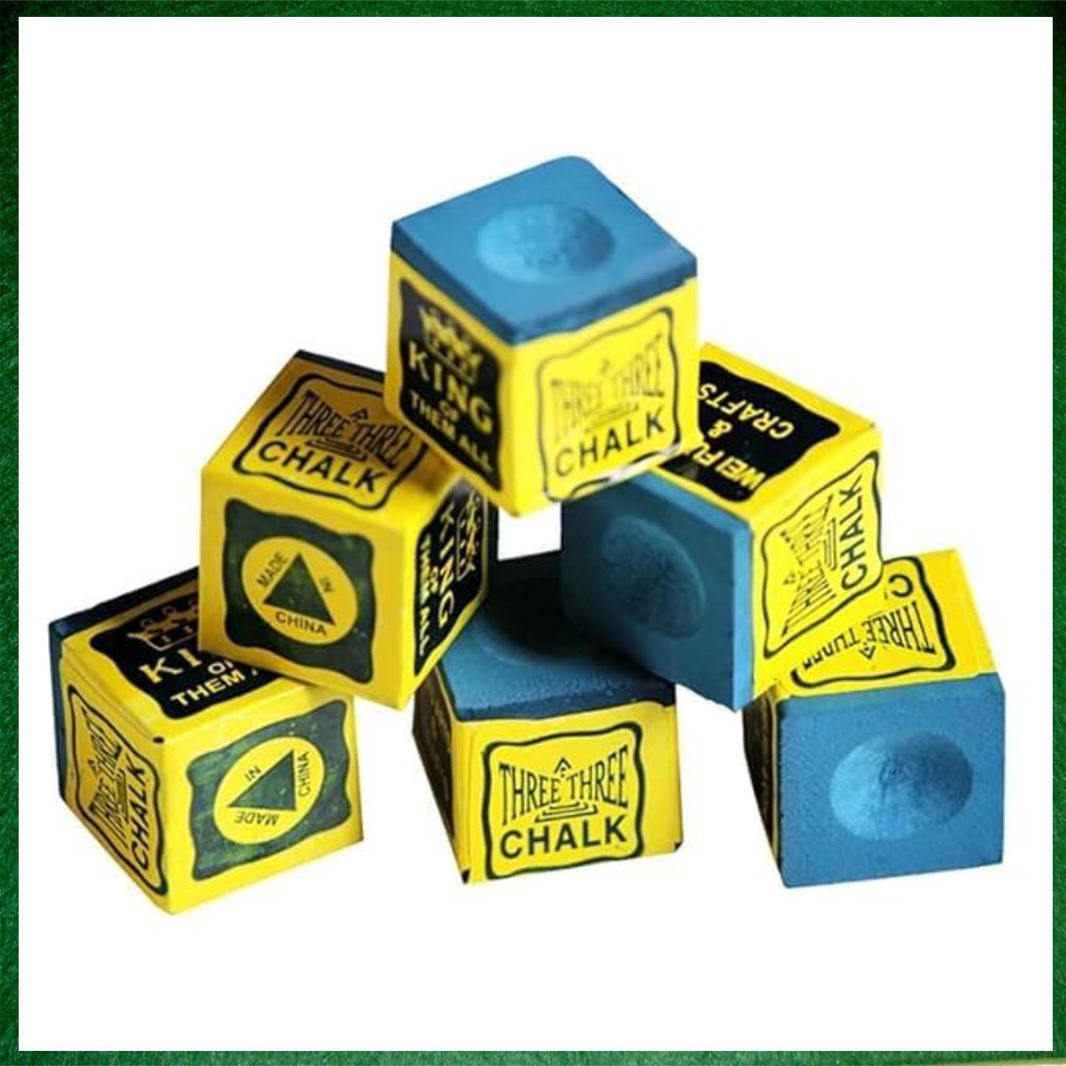 Tweetens Triangle Snooker Pool Billiard Cue Chalk – 1xBlue