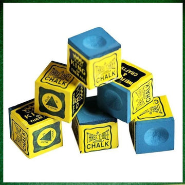 Tweetens Triangle Snooker Pool Billiard Cue Chalk – 1xBlue