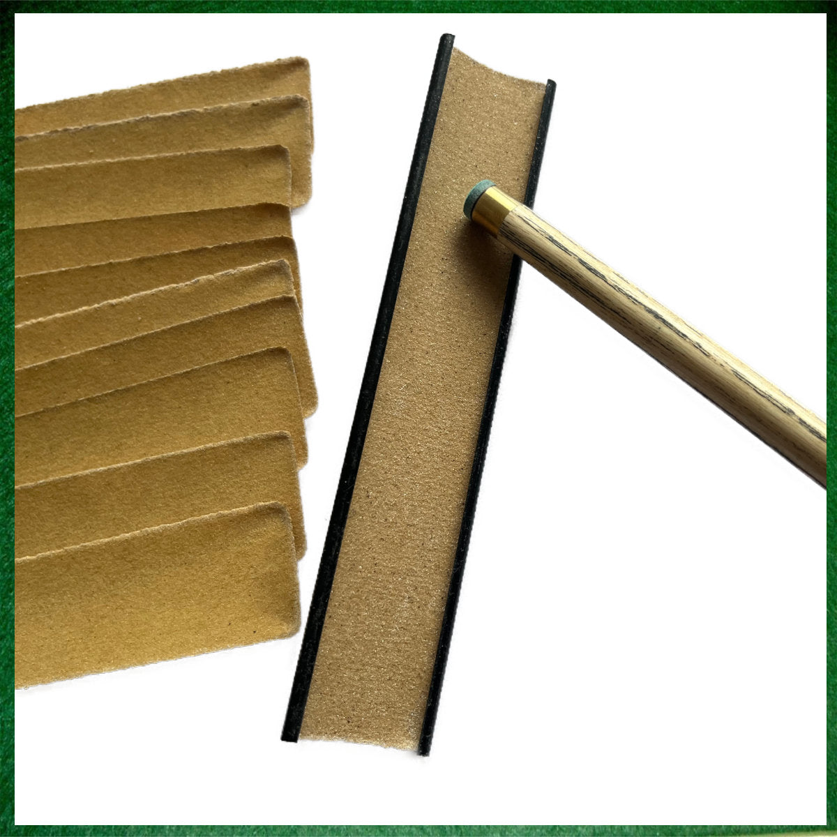 6" Cue Tip Shaper / Sander with 10 Replacement Removable Sandpapers