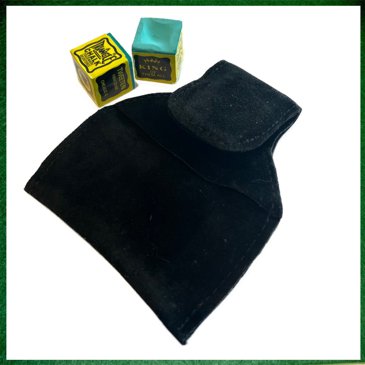 Leather Chalk Pouch With Flexible Belt Hook