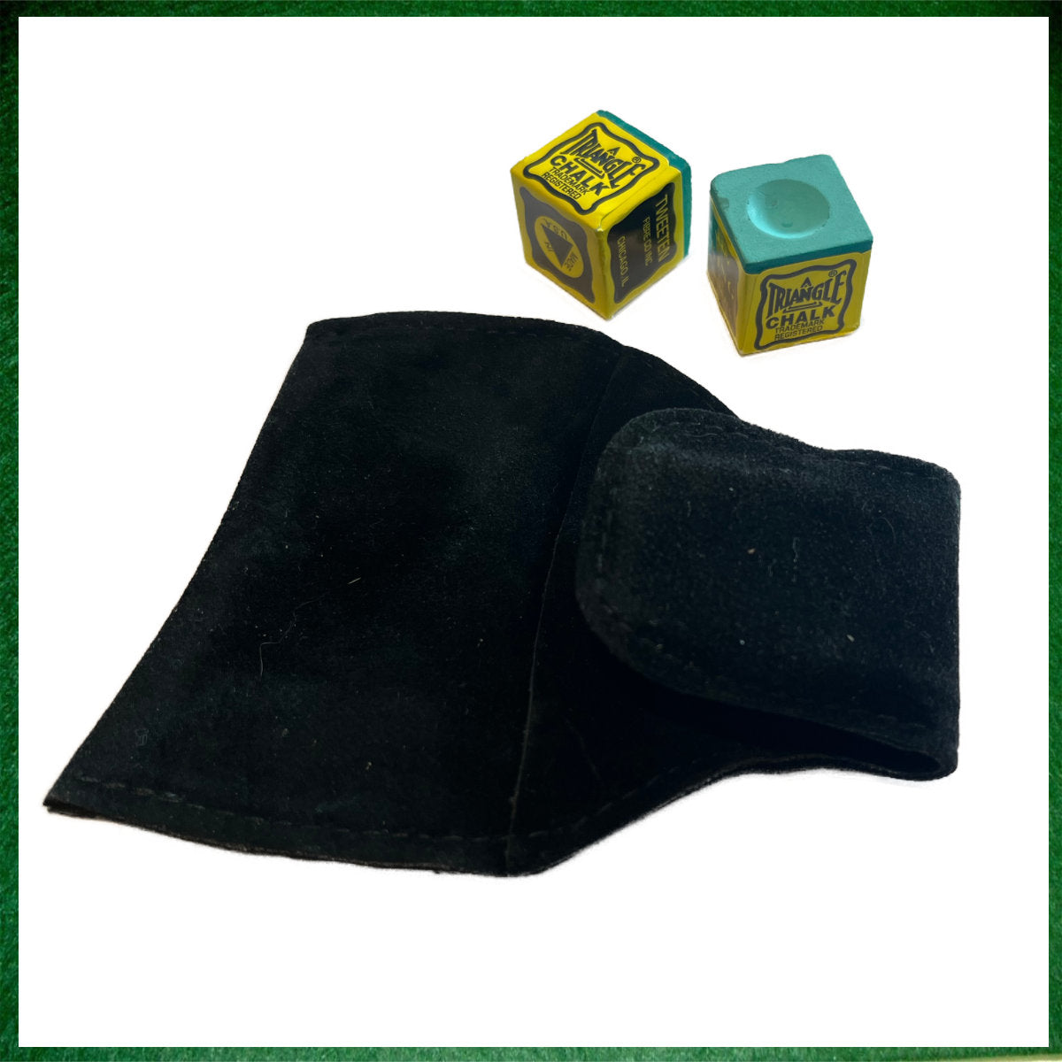 Leather Chalk Pouch With Flexible Belt Hook