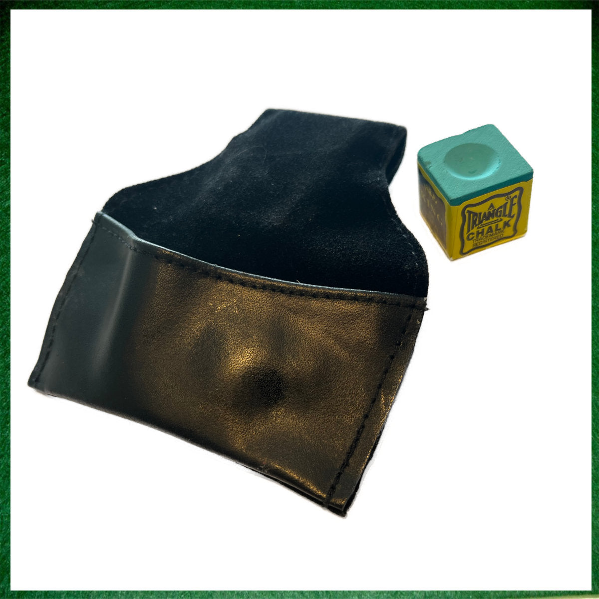 Leather Chalk Pouch With Flexible Belt Hook