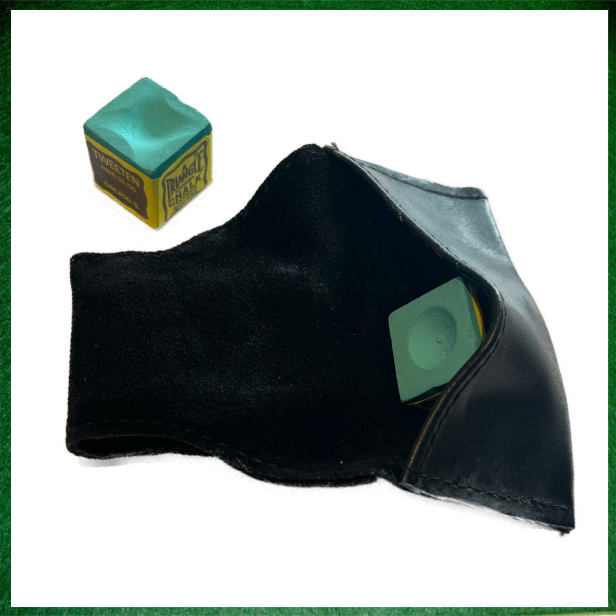 Leather Chalk Pouch With Flexible Belt Hook