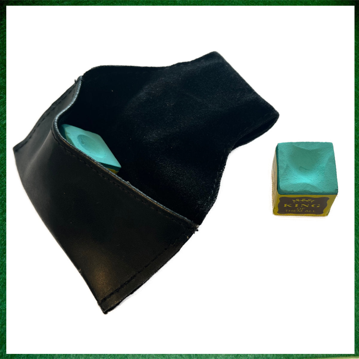 Leather Chalk Pouch With Flexible Belt Hook