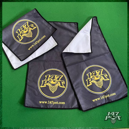 147Pot Microfibre Suede Cue Towel – 45x25cm - 1xBlack