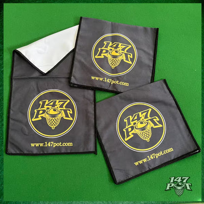 147Pot Microfibre Suede Cue Towel – 45x25cm - 1xBlack