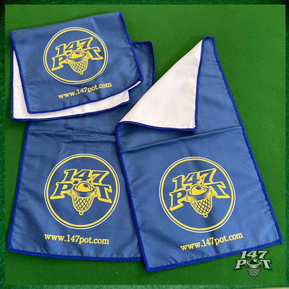 147Pot Microfibre Suede Cue Towel – 45x25cm - 1xBlue