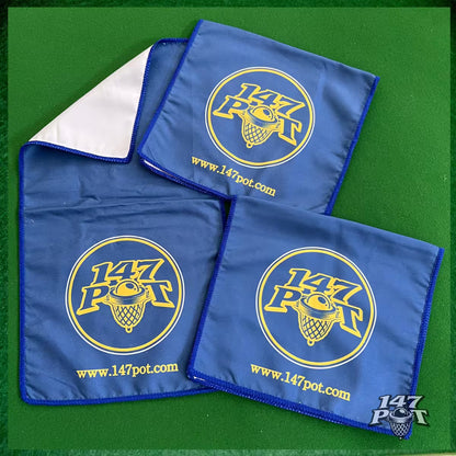 147Pot Microfibre Suede Cue Towel – 45x25cm - 1xBlue