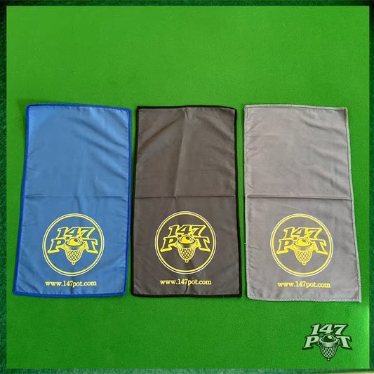 147Pot Microfibre Suede Cue Towel – 45x25cm - 1xBlack
