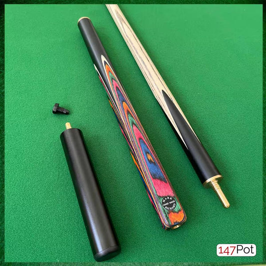 57" Multicolour Arrows 3/4 Joint Elk Master 9.5mm Tip Snooker/Pool Cue