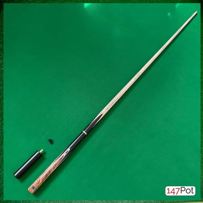 57" Zebreano Dark Tan 3/4 Jointed Snooker/Pool Cue