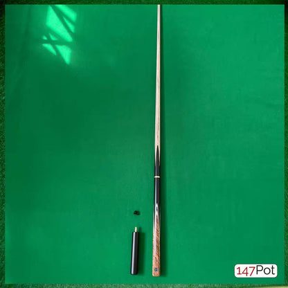 57" Zebreano Dark Tan 3/4 Jointed Snooker/Pool Cue