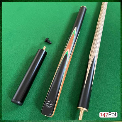 58" Emerald Green Arrows 3/4 Joint Elk Master 9.5mm Tip Snooker/Pool Cue
