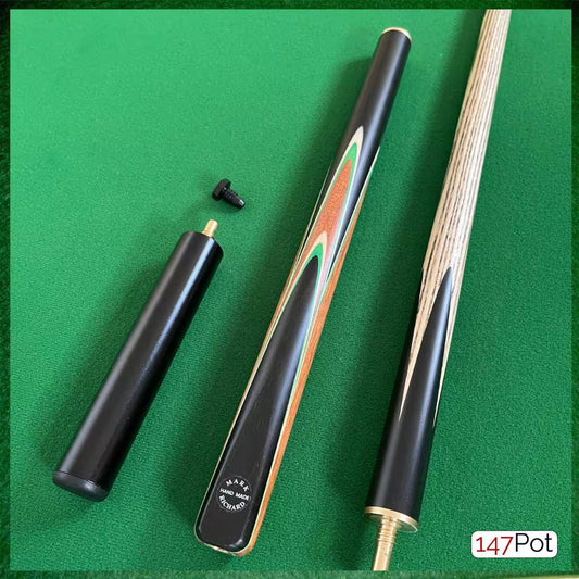 58" Emerald Green Arrows 3/4 Joint Elk Master 9.5mm Tip Snooker/Pool Cue