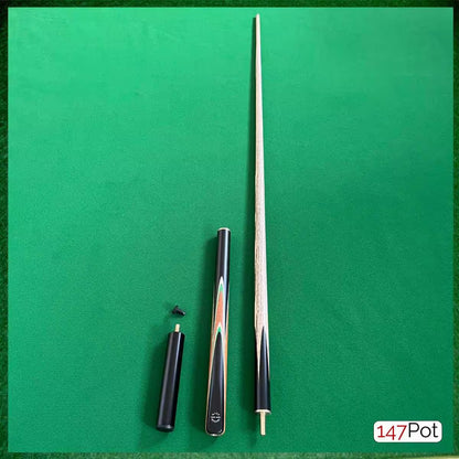 58" Emerald Green Arrows 3/4 Joint Elk Master 9.5mm Tip Snooker/Pool Cue