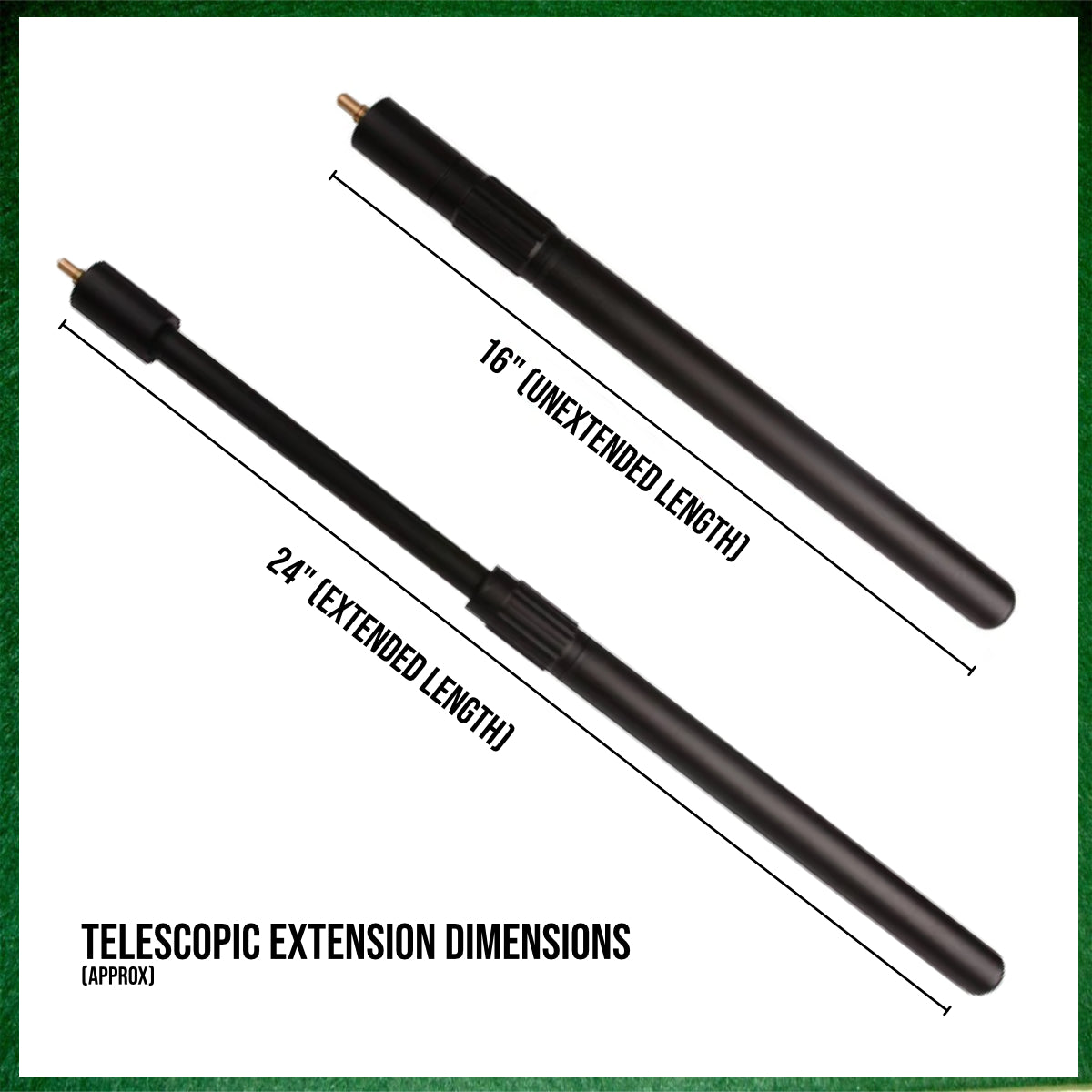 16" Snooker Cue Telescopic Extension