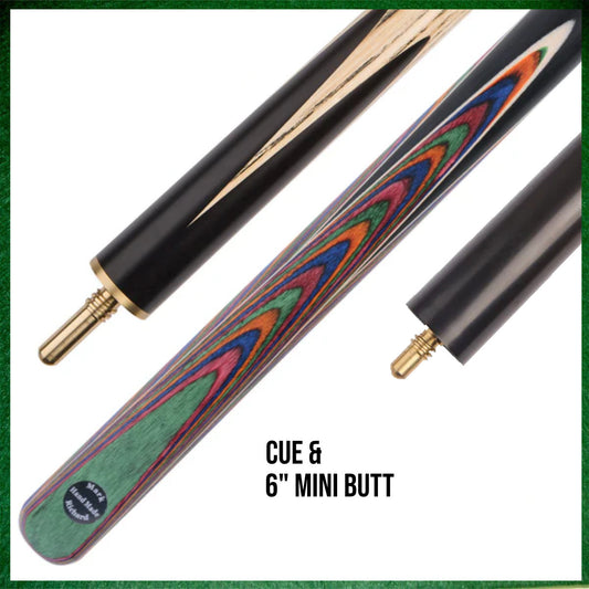 57" Rainbow Arrows 3/4 Joint Elk Master 9.5mm Tip Snooker/Pool Cue